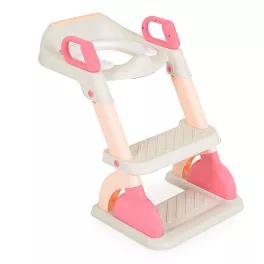   MURRAY lépcsős WC szűkítő 2 lépcsővel, fogantyúval PINK