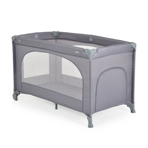 UNO utazóágy1 szintes zippes kibújóval SZÜRKE