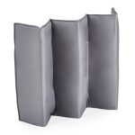 UNO utazóágy1 szintes zippes kibújóval SZÜRKE