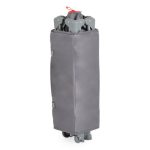 UNO utazóágy1 szintes zippes kibújóval SZÜRKE