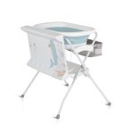 COMO összecsukható kád állvánnyal és pelenkázóval KÉK